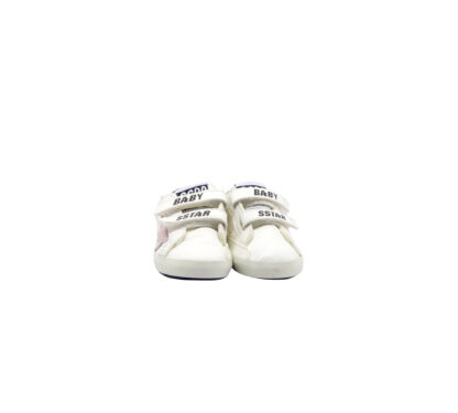 GOLDEN GOOSE UNISEX Bambino SNEAKERS BABY SCHOOL NEONATO BIANCO 16, 17, 18 immagine n. 2/4