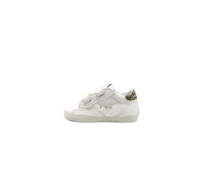 GOLDEN GOOSE UNISEX Bambino SNEAKERS BABY SCHOOL NEONATO BIANCO 16, 17, 18 immagine n. 3/4