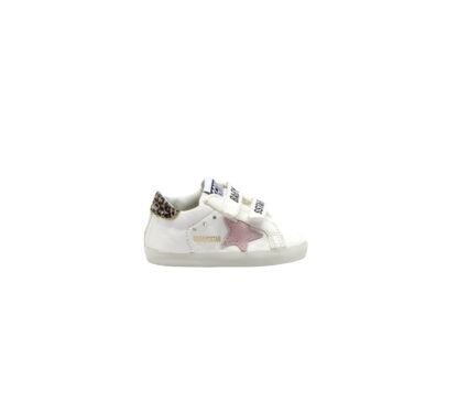 GOLDEN GOOSE UNISEX Bambino SNEAKERS BABY SCHOOL NEONATO BIANCO 16, 17, 18 immagine n. 1/4