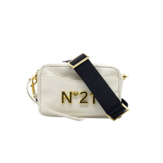 N° 21 DONNA Borsa CAMERA BAG BIANCO un immagine n. 1/3
