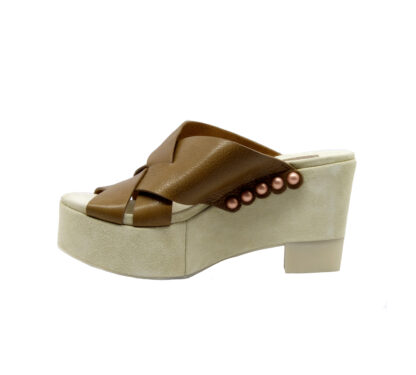 PEDRO GARCIA DONNA Donna ZEPPA PELLE CUOIO 37-2, 38-2, 39-2, 40, 41-2 immagine n. 3/4