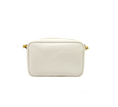 N° 21 DONNA Borsa CAMERA BAG BIANCO un immagine n. 3/3