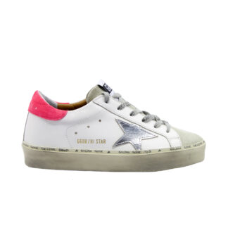GOLDEN GOOSE DONNA Donna SNEAKERS HI STAR WHITE FUXIA 36, 37-2, 38-2, 39-2, 40, 41-2 immagine n. 1/4