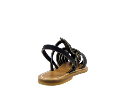 k.jacques DONNA Donna SANDALO GABBIETTA PELLE NERO 36, 37-2, 38-2, 39-2, 40, 41-2 immagine n. 4/4