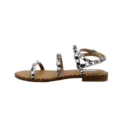 steve madden DONNA CIABATTA GOMMA SANDALO BORCHIE ANIMALIER 36, 37-2, 37, 38-2, 38, 39-2, 40, 41-2 immagine n. 3/4