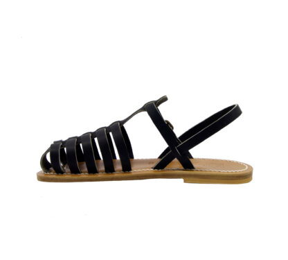 k.jacques DONNA Donna SANDALO GABBIETTA PELLE NERO 36, 37-2, 38-2, 39-2, 40, 41-2 immagine n. 3/4