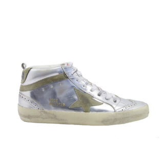 GOLDEN GOOSE DONNA Donna SNEAKERS MID STAR ARGENTO 36, 37-2, 38-2, 39-2, 40, 41-2 immagine n. 1/4
