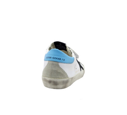 GOLDEN GOOSE DONNA Donna SNEAKERS OLD SCHOOL BIANCO AZZURRO 36, 37-2, 38-2, 39-2, 40, 41-2 immagine n. 4/4