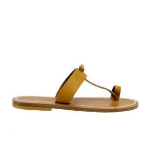 k.jacques DONNA SANDALO BASSO INFRADITO PELLE CUOIO 36, 37-2, 38-2, 39-2, 40, 41-2 immagine n. 1/4