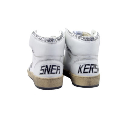 GOLDEN GOOSE DONNA Donna SNEAKERS SKY STAR WHITE SILVER 36, 37-2, 38-2, 39-2, 40, 41-2 immagine n. 4/4