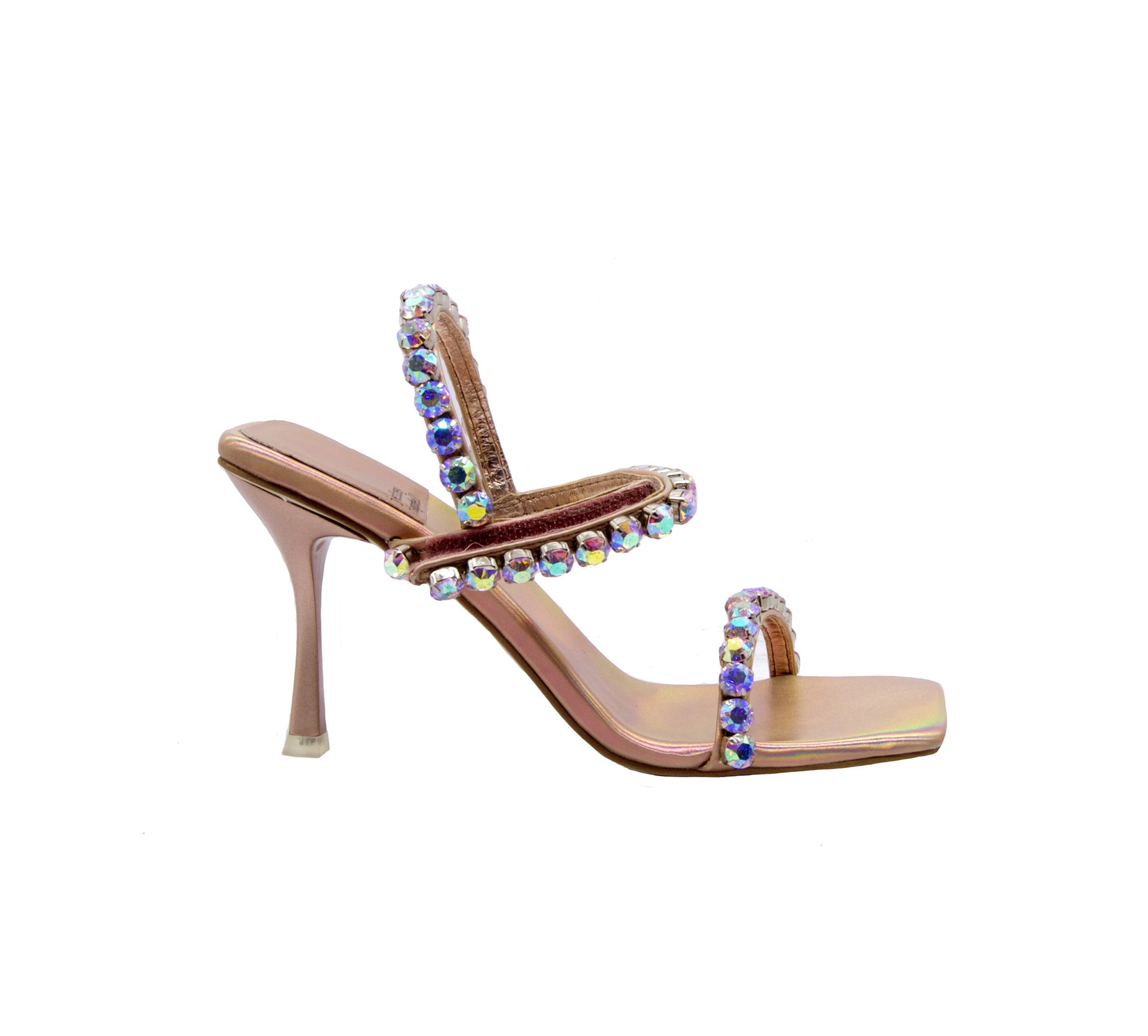 Jeffrey campbell - Sandalo swarovsky cipria - Mary Claud