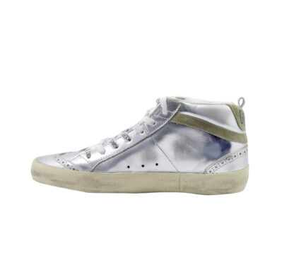 GOLDEN GOOSE DONNA Donna SNEAKERS MID STAR ARGENTO 36, 37-2, 38-2, 39-2, 40, 41-2, 35 immagine n. 3/4