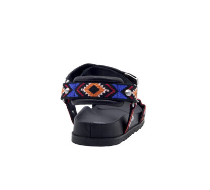 ASH DONNA Donna SANDALO STRAPPO NERO ETNICO 37-2, 38-2, 39-2, 40, 41-2 immagine n. 4/4