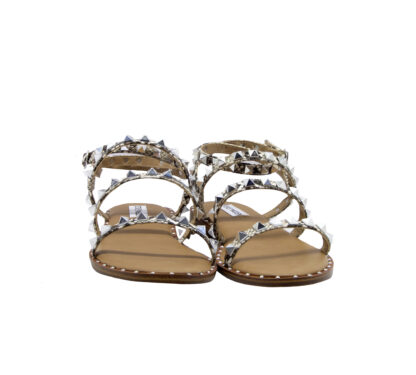 steve madden DONNA CIABATTA GOMMA SANDALO BORCHIE ANIMALIER 36, 37-2, 37, 38-2, 38, 39-2, 40, 41-2 immagine n. 2/4