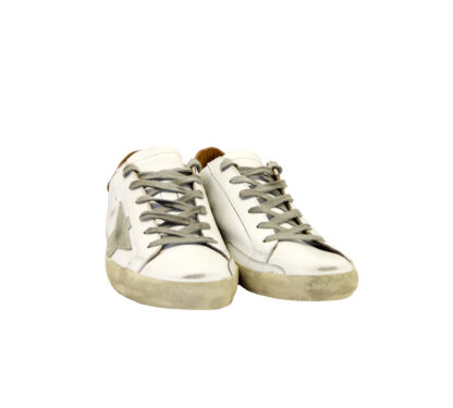 GOLDEN GOOSE DONNA Donna SNEAKERS SUPERSTAR BIANCO CUOIO 36, 37-2, 38-2, 39-2, 40, 41-2 immagine n. 2/4