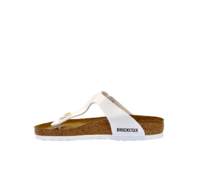 BIRKENSTOCK UNISEX SANDALO ANATOMICO INFRADITO ANATOMICO BIANCO 35, 36, 37-2, 38-2, 39-2, 40, 41-2 immagine n. 3/4