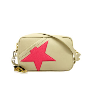 GOLDEN GOOSE DONNA BORSE STAR BAG WHITE FUXIA un immagine n. 1/2