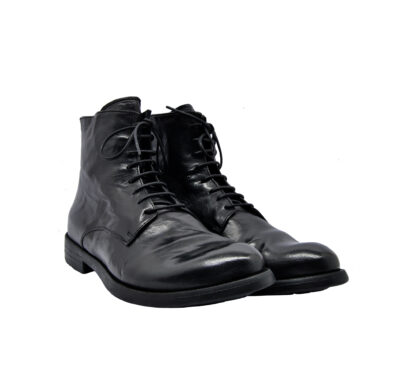  UOMO CALZATURE ANFIBIO PELLE NERO 40, 41-2, 42, 42-2, 43-2, 44-2, 45-2 immagine n. 2/4