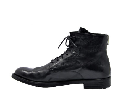 OFFICINE CREATIVE UOMO CALZATURE ANFIBIO PELLE NERO 40, 41-2, 42, 42-2, 43-2, 44-2, 45-2 immagine n. 3/4