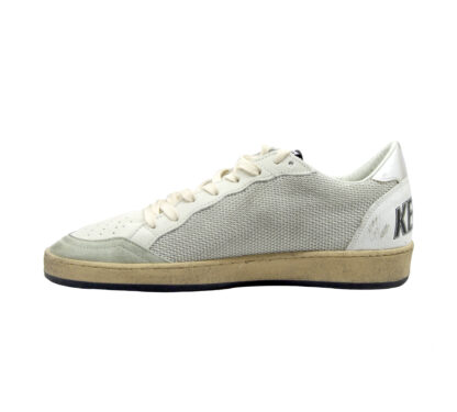 GOLDEN GOOSE UOMO CALZATURE SNEAKERS BALLSTAR RETE BIANCO 39-2, 40, 41-2, 42, 43-2, 44-2, 45-2 immagine n. 3/4