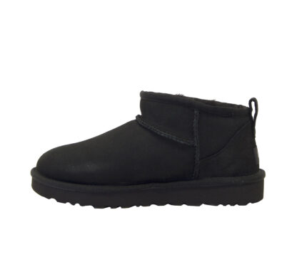 UGG DONNA Donna STIVALETTO MONTONE ULTRA MINI NERO 36, 37-2, 38-2, 39-2, 40, 41-2 immagine n. 3/4