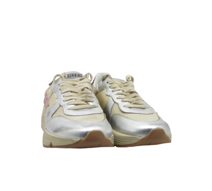 GOLDEN GOOSE DONNA Donna SNEAKERS RUNNING SOLE ARGENTO 35, 36, 37-2, 38-2, 39-2, 40 immagine n. 2/4
