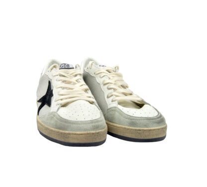 GOLDEN GOOSE UOMO CALZATURE SNEAKERS BALLSTAR RETE BIANCO 39-2, 40, 41-2, 42, 43-2, 44-2, 45-2 immagine n. 2/4