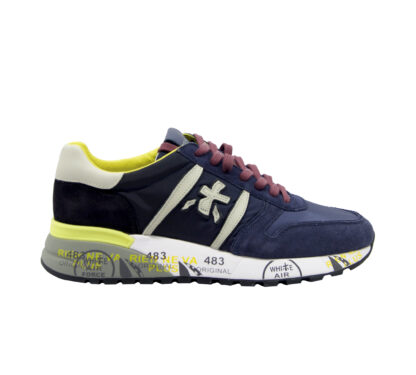 premiata UOMO CALZATURE SNEAKERS LANDER BLU 40, 41-2, 42, 43-2, 44-2, 45-2 immagine n. 1/4