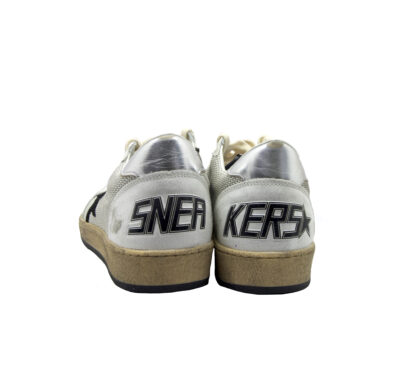 GOLDEN GOOSE UOMO CALZATURE SNEAKERS BALLSTAR RETE BIANCO 39-2, 40, 41-2, 42, 43-2, 44-2, 45-2 immagine n. 4/4