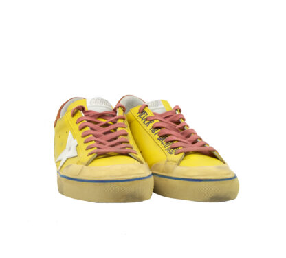 GOLDEN GOOSE UOMO CALZATURE SNEAKERS SUPERSTAR GIALLO OCRA 40, 41-2, 42, 43-2, 44-2, 45-2 immagine n. 2/4