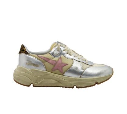 GOLDEN GOOSE DONNA Donna SNEAKERS RUNNING SOLE ARGENTO 35, 36, 37-2, 38-2, 39-2, 40 immagine n. 1/4
