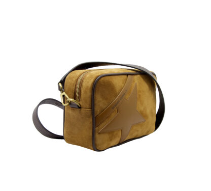 GOLDEN GOOSE DONNA BORSE STAR BAG CAMOSCIO TABACCO un immagine n. 2/3