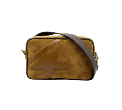 GOLDEN GOOSE DONNA BORSE STAR BAG CAMOSCIO TABACCO un immagine n. 1/3