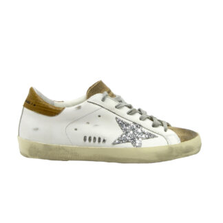GOLDEN GOOSE DONNA Donna SNEAKERS SUPERSTAR BIANCO TAUPE 36, 37-2, 40, 41-2 immagine n. 1/4