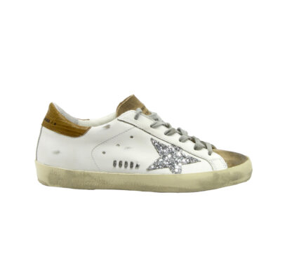 GOLDEN GOOSE DONNA Donna SNEAKERS SUPERSTAR BIANCO TAUPE 36, 37-2, 40, 41-2 immagine n. 1/4