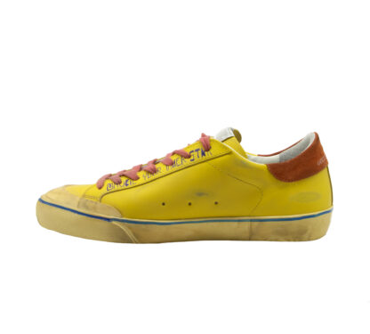 GOLDEN GOOSE UOMO CALZATURE SNEAKERS SUPERSTAR GIALLO OCRA 40, 41-2, 42, 43-2, 44-2, 45-2 immagine n. 3/4