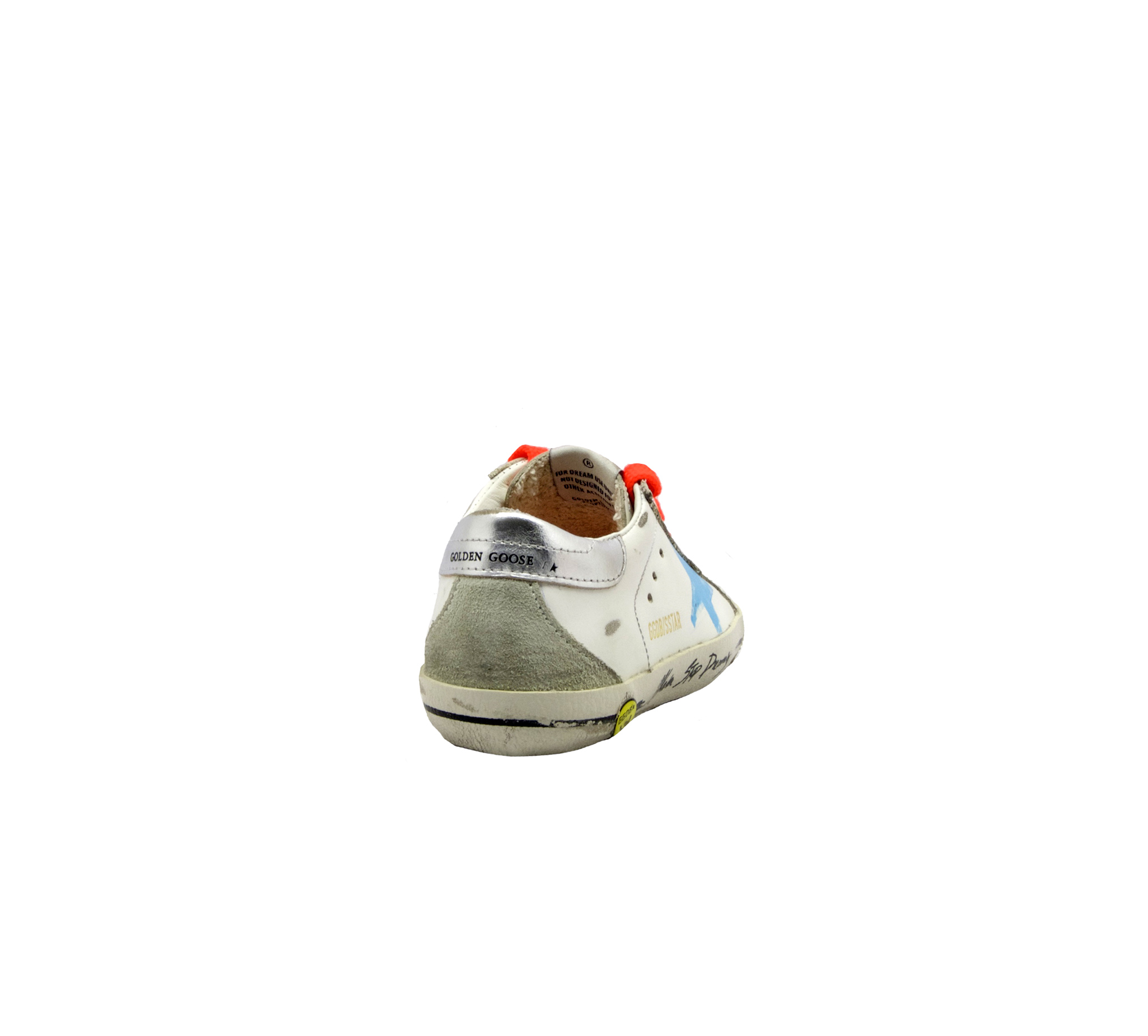 Golden goose Sneakers superstar bianco arancio Mary Claud