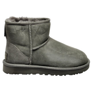 UGG DONNA STIVALETTO TACCO BASSO STIVALETTO MONTONE GRIGIO 36, 37-2, 38-2, 39-2, 40, 41-2 immagine n. 1/4