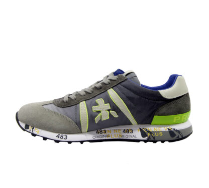 premiata UOMO CALZATURE SNEAKERS LUCY GRIGIO VERDE 40, 41-2, 42, 43-2, 44-2, 45-2 immagine n. 3/4