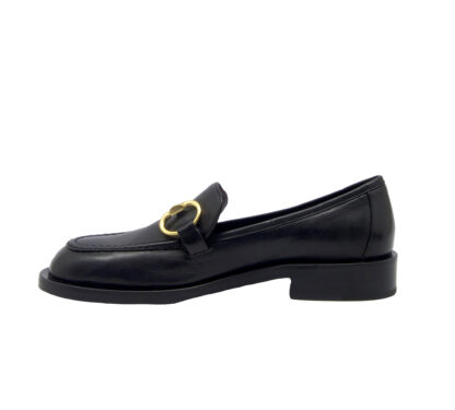 POMME D'OR DONNA Donna MOCASSINO NERO MORSETTO 36, 37, 38-2, 38, 39-2, 40, 41-2, 37-2, 39 immagine n. 3/4