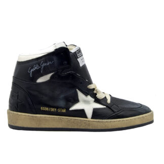 GOLDEN GOOSE UOMO CALZATURE SNEAKERS SKY STAR BLACK 40, 41-2, 42, 43-2, 44-2, 45-2 immagine n. 1/4
