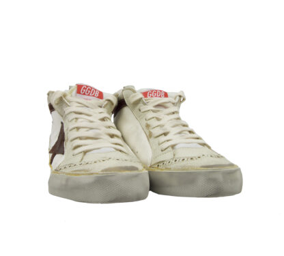 GOLDEN GOOSE UOMO CALZATURE SNEAKERS MID STAR BIANCO 40, 41-2, 42, 43-2, 44-2, 45-2 immagine n. 2/4