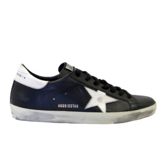 GOLDEN GOOSE UOMO CALZATURE SNEAKERS SUPERSTAR NERO BIANCO 39-2, 40, 43-2, 46-2 immagine n. 1/3