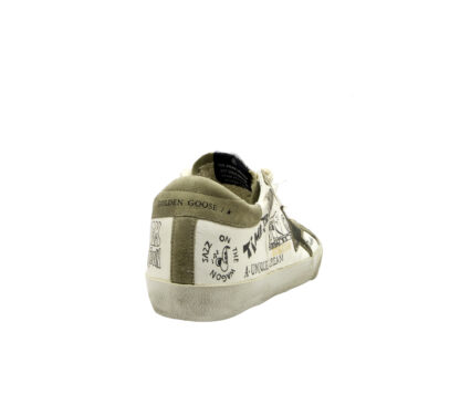 GOLDEN GOOSE DONNA Donna SNEAKERS SUPERSTAR BIANCO SCRITTE 36, 37-2, 38-2, 39-2, 41-2, 40 immagine n. 4/4