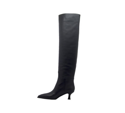 3 JUIN DONNA Donna STIVALE LUNGO PELLE NERO 36, 37-2, 38-2, 38, 39-2, 40 immagine n. 3/4