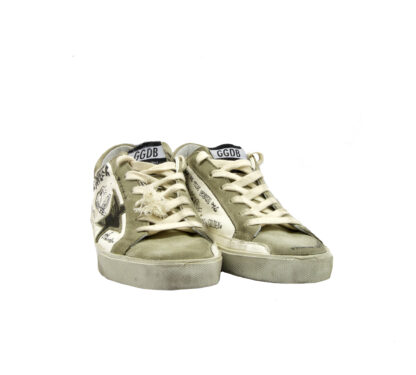 GOLDEN GOOSE DONNA Donna SNEAKERS SUPERSTAR BIANCO SCRITTE 36, 37-2, 38-2, 39-2, 41-2, 40 immagine n. 2/4