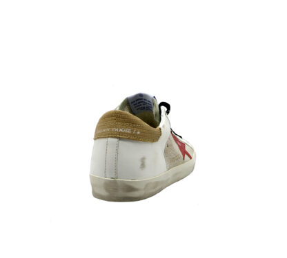 GOLDEN GOOSE DONNA Donna SNEAKERS SUPERSTAR BIANCO VELLUTO BEIGE 37-2, 38-2, 39-2 immagine n. 4/4