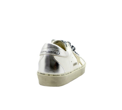 GOLDEN GOOSE DONNA Donna SNEAKERS HI STAR BIANCO ORO ARGENTO 36, 38-2, 39-2, 40 immagine n. 4/4