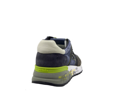 premiata UOMO CALZATURE SNEAKERS LANDER BLU LIME 40, 41-2, 42, 43-2, 44-2, 45-2, 46-2 immagine n. 4/4