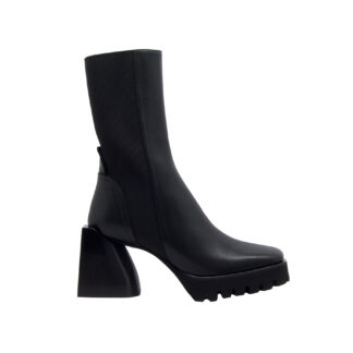 N° 21 DONNA Anfibio STIVALE PELLE NERO 36, 37-2, 38, 40 immagine n. 1/4